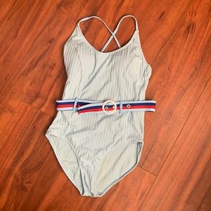 Juicy couture one piece swimsuit with belt